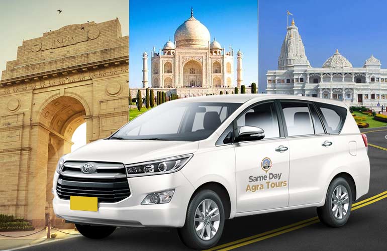 Delhi to Agra Mathura & Vrindavan Taxi