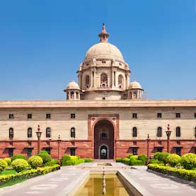 Indian President's House in Delhi